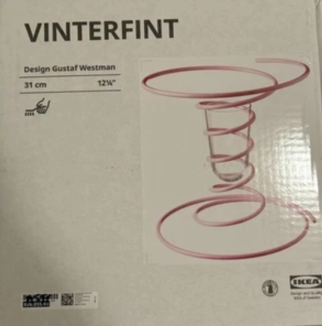 IKEA x Gustaf Westman VINTERFINT Vase Pink New In Box Limited