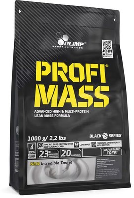 Olimp Profi Mass Weight Gainer, 1000 g Beutel, Erdbeer