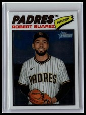 2026 Topps Heritage #174 Robert Suarez Chrome