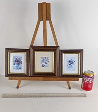 3 Miniature Signed Watercolors by Various Artists