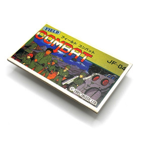 Vintage Field Combat 1985 Jaleco Menko 4 Card Set Military Scene Famicom Japan