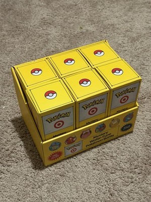 Pokemon X Target Mystery Water Type Pokemon Bottle Sealed *Lot Of 6* W/ Display