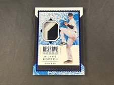 2019 PANINI CHRONICLES MICHAEL KOPECH CORNERSTONES RESERVE QUARTZ PATCH 23/25
