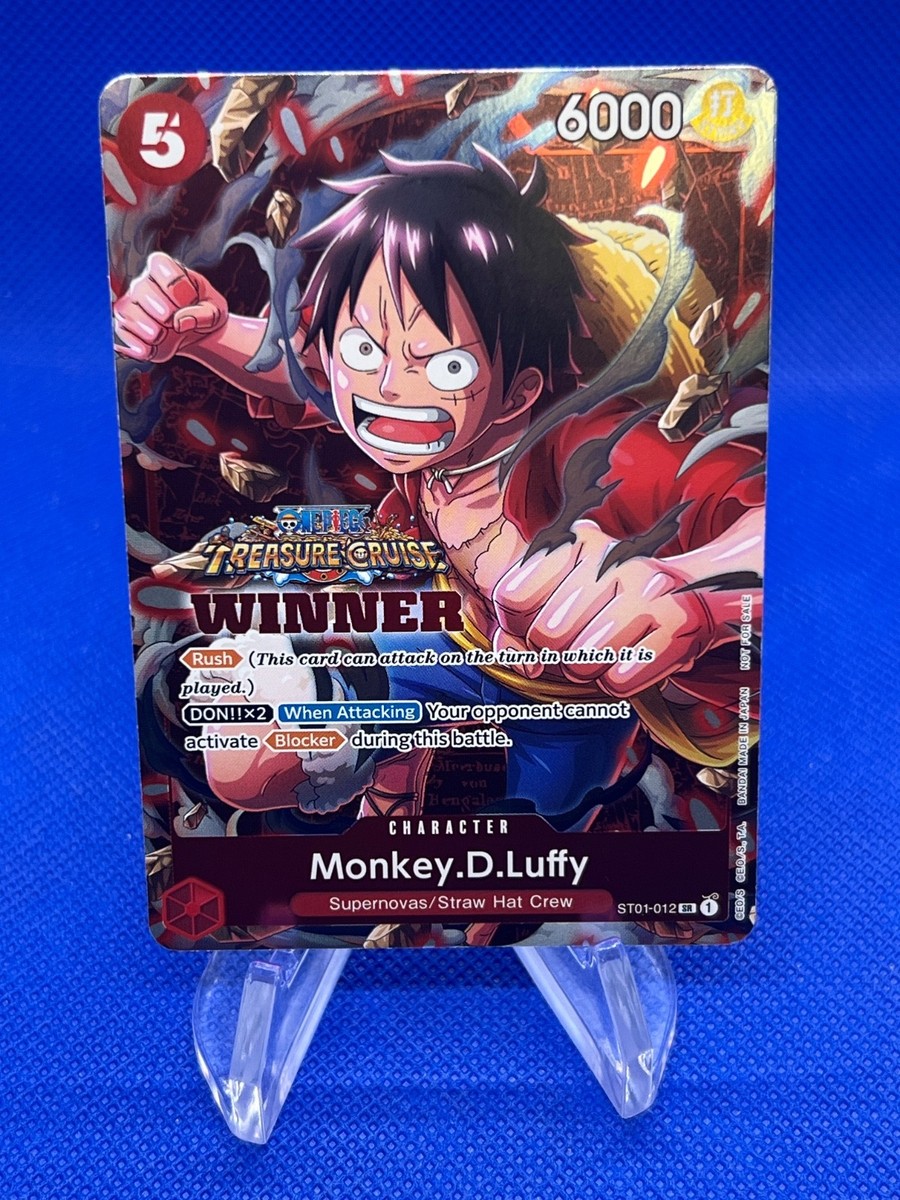 ワンピースカードゲーム モンキー・Ｄ・ルフィ トレジャークルーズ WINNER One Piece Treasure Cruise Winner Pack Vol. 5 Monkey D Luffy ST01