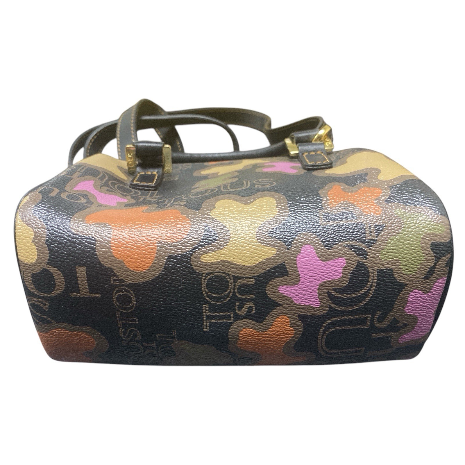 TOUS Mini Black with Multicolor Pattern Crossbody… - image 9