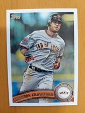 2011 Topps Update Series Brandon Crawford (RC) US136 Rookie Debut Card - Giants. rookie card picture