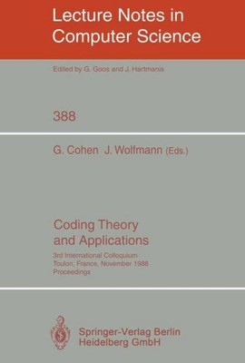 Coding Theory and Applications Jacques Wolfmann