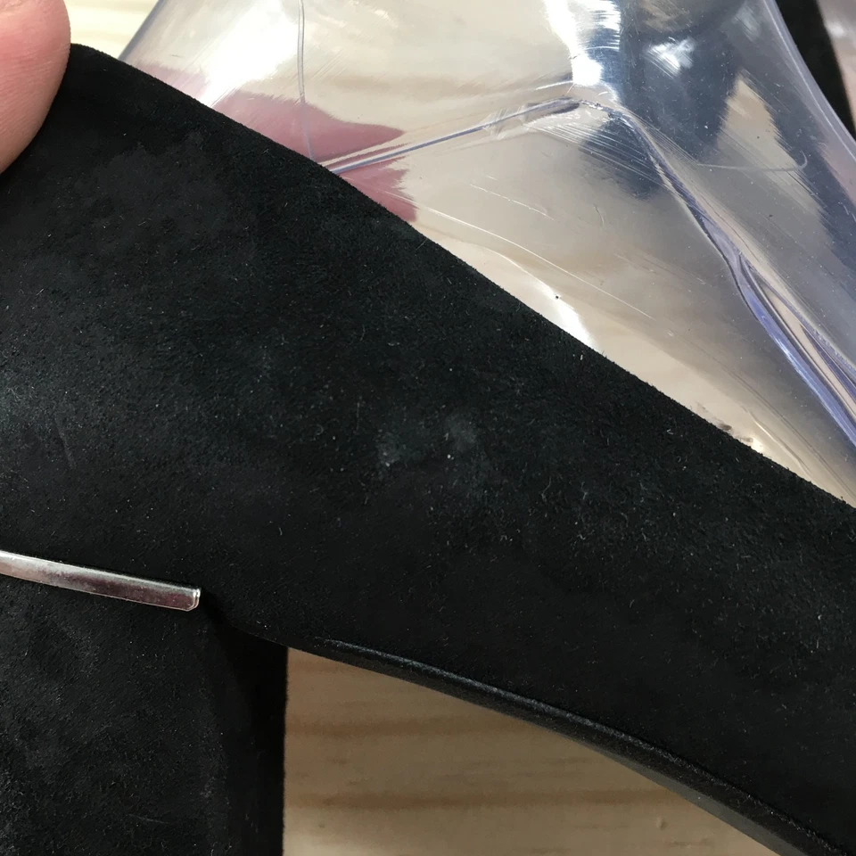 Zapatos de salón Sesto Meucci para mujer 8,5 M negros sin cordones informales cómodos tacones en bloque Foto 4 de 4