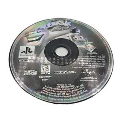 Crash Bandicoot Warped (Playstation 1 PS1 PSX) Disc Only, No Case, No Manual