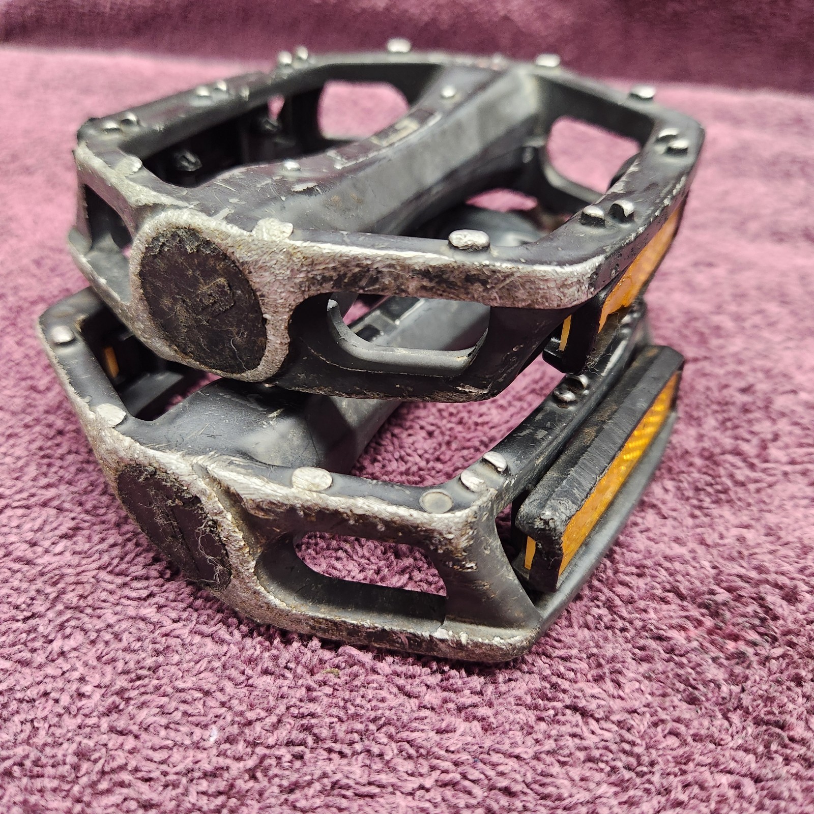 Vintage 90’s Mid School BMX GT Vertigo Pedals 1/2" Freestyle  HTF