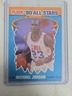 1990-91 Fleer Basketball All Stars #5 Michael Jordan. Iconic Card. Pack Fresh.