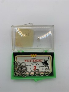 SIZE #3 Stainless Steel Split Rings 23 Count Pack MADE IN USA Fishing Tackle