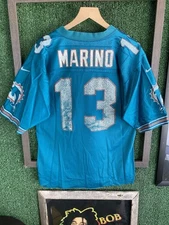 Vtg 90s Dan Marino Nike Jersey Miami Dolphins #13 Football NFL Team Size Medium
