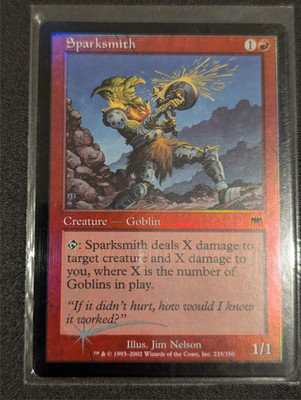Sparksmith - FOIL - Onslaught - NM - MTG - Magic the Gathering - Rot