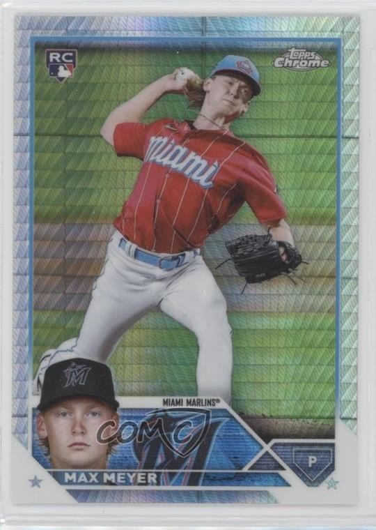 2023 Topps Chrome Prism Refractor Max Meyer #104 07r3