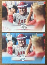 MIKE TROUT 2025 STADIUM CLUB 32 BASE + LIGHT BLUE SP ANGELS!!