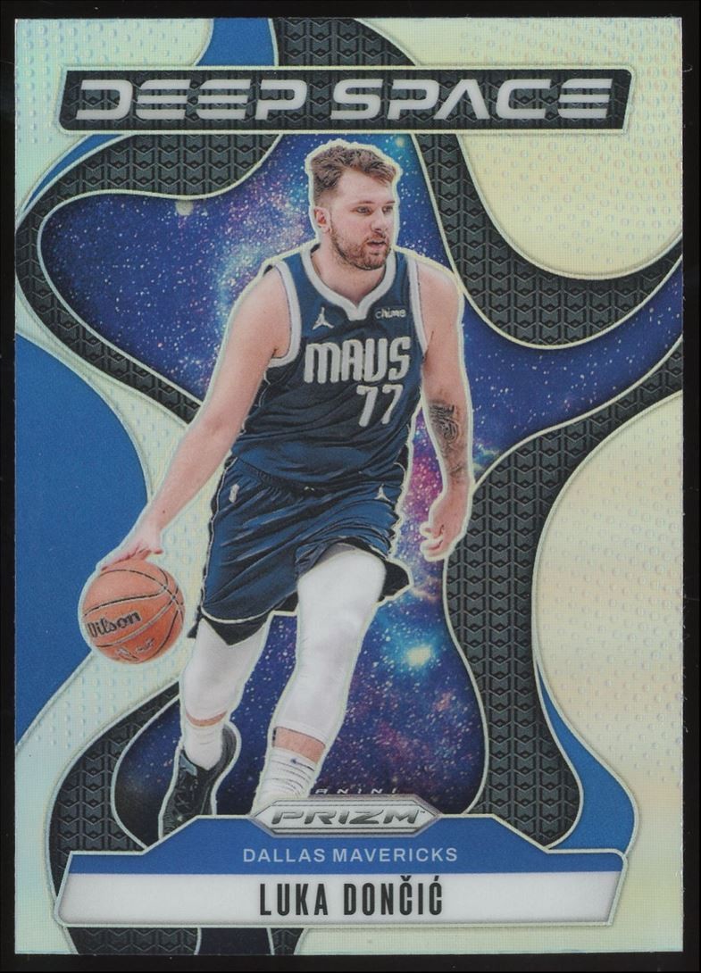 Luka Doncic #4 2024-25 Panini Prizm Deep Space Silver Prizm Dallas Mavericks NBA