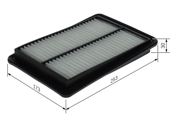 Luftfilter Bosch F 026 400 582 Filtereinsatz FüR J11 Nissan Koleos Renault Trail-image