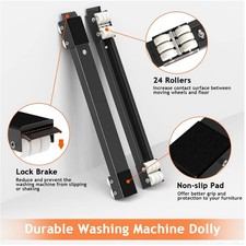 Extendable Furniture Dolly, Heavy Duty Appliance Rollers