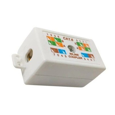 2X(RJ45 Cat6-Anschlussdose für Ethernet-Netzwerkkabel-Anschlusszubehör Q7J8)
