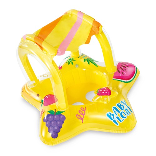 Intex Outdoor Pool aufblasbares schattiges Überdachung Seestern Baby Floß (gebraucht) - Bild 2 von 3