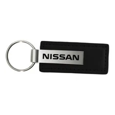  INC. Officially Licensed Leather Keychain for Nissan (Black) 