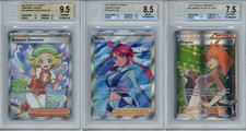 Pokemon BGS Waifu Lot! Bianca's Devotion/Skyla/Brigette! 9.5/8.5/7.5!