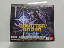 Digimon Card Game EX10 Sinister Order Booster Box FACTORY SEALED ENGLISH
