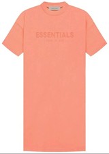 Fear Of God Essentials Tee Dress Coral Womens...