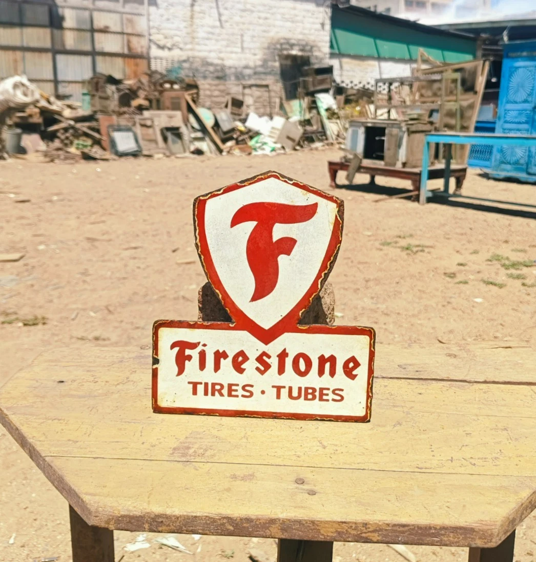 Firestone Tire Sign Indiana Original Advertising Signs (1930-1969