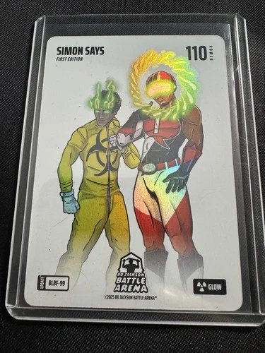 2025 Bo Jackson Battle Arena Update Simon Says #BLBF-99 Blizzard Battlefoil Glow