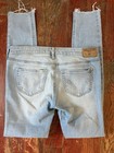 Hollister California Women's Light Wash Embroidered Floral Skinny Jeans, 26 — photo 3
