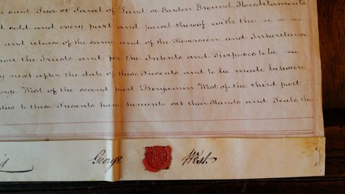 1817 GEORGE III 19TH C VELLUM INDENTURE LEASE - GOSPORT ALVERSTOKE HAMPSHIRE - Picture 9 of 11