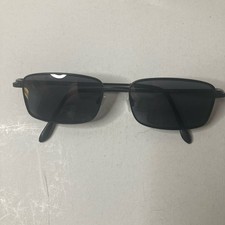 Magnetic Clip On Sunglasses 9039 a 15 With Case Vg Bronze Tone Metal Frame