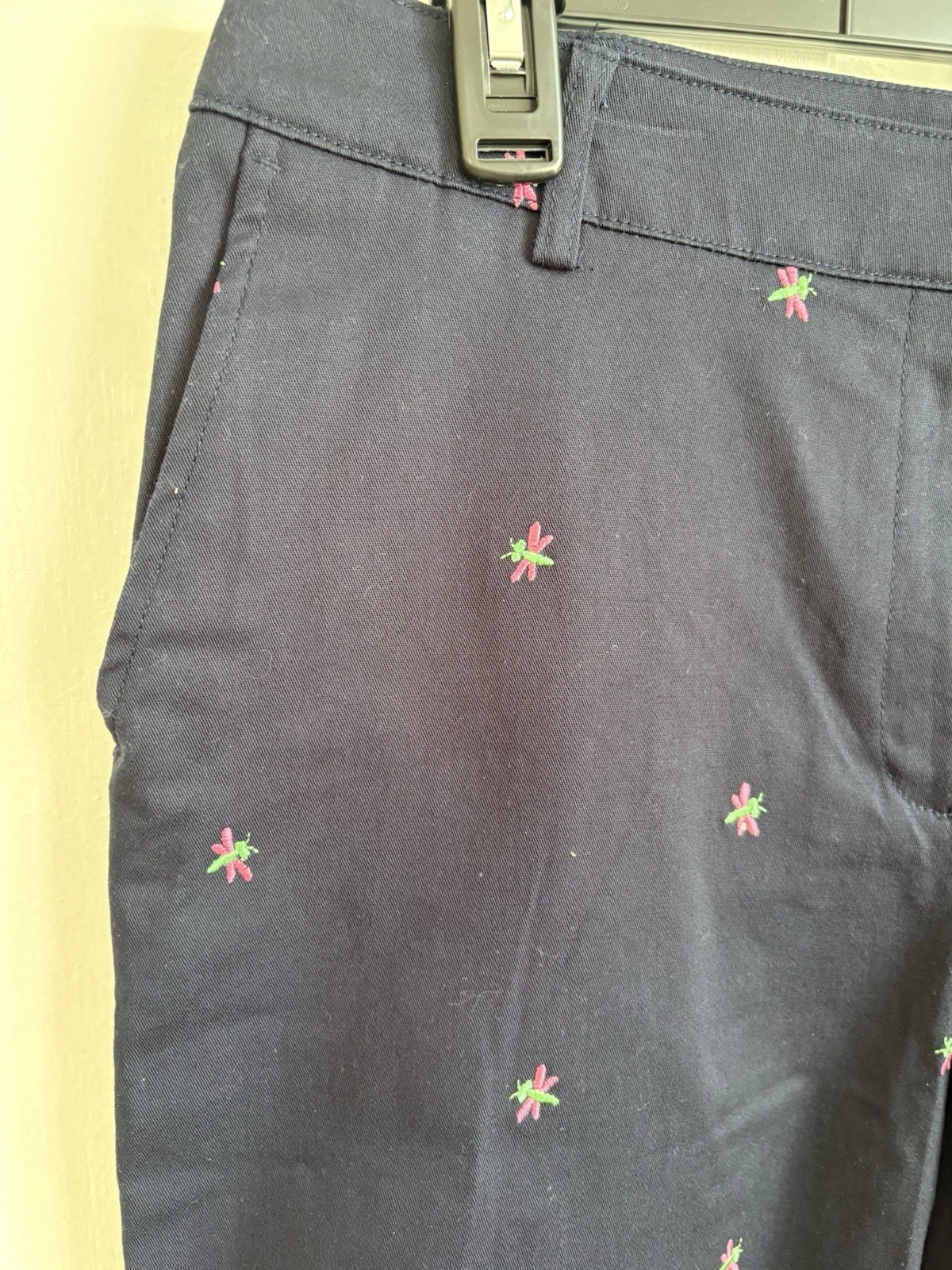 NWT Karen Scott Dragonfly Stretch Capri's Women's Size 14 Grandmacore Modest