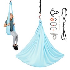 Aerial Yoga Hammock,Maximum 300 lbs Load Aerial Silk,Yoga Swing w/Nylon Fabric,D