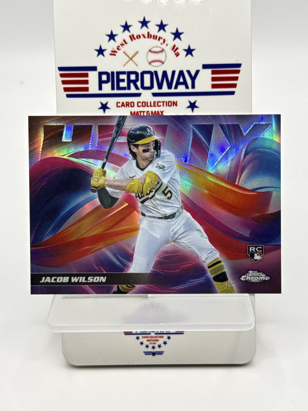 2025 Topps Chrome Update #HX-20 Jacob Wilson Helix
