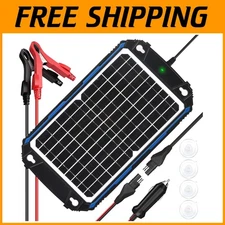 High-Efficiency 12V Solar Battery Maintainer with Built-In MPPT Technology