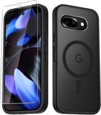 for Google Pixel 9a Case, Magnetic Phone Case with 1 Screen Protector Fast Ship