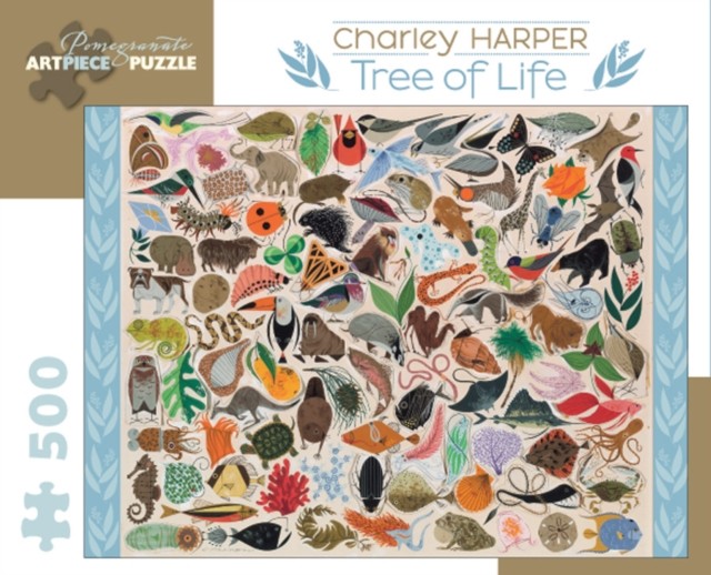 Charley Harper Tree of Life 500Piece Jigsaw Puzzle by Pomegranate - Image 2