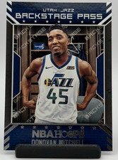 2018-19 Panini NBA Hoops - Back Stage Pass Donovan Mitchell #BSP-6