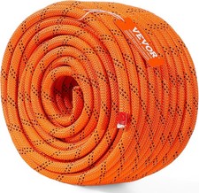 Double Braided Polyester Rope 1/2 in x 120 ft 48 Strands 8000 LBS Breaking