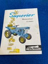 AGRICULTURAL ADVERTISING MINI TRACTOR MOTOCULTEUR MOTOSTANDARD M�con BROCHURE