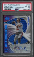 2020 Panini Illusions Tom Brady Auto A14 #1/5 PSA 10 GEM MT