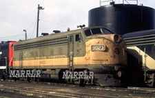 RR Print-GRAND TRUNK WESTERN GTW 9023 F7A with units