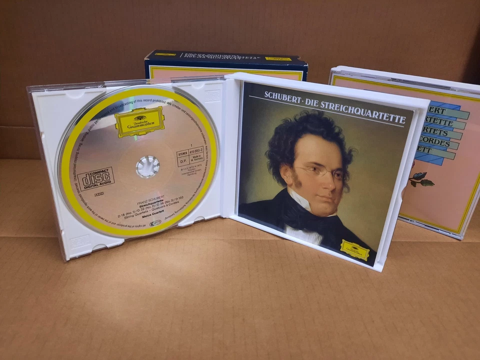 Schubert Melos Quartett Stuttgart Streichquartette Deutsche Grammophon 419 879-2 - Bild 2 von 4