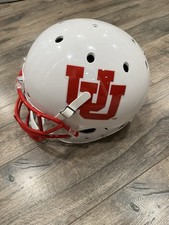 Utah Utes White Schutt Full Size Replica College NCAA Football Helmet 7/8” L
