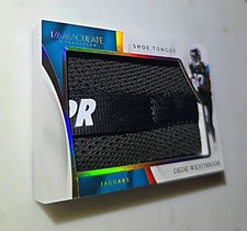 2017 Panini Immaculate Dede Westbrook Platinum 1/1 Shoe Tongue Worn Rc 🔥🔥🔥