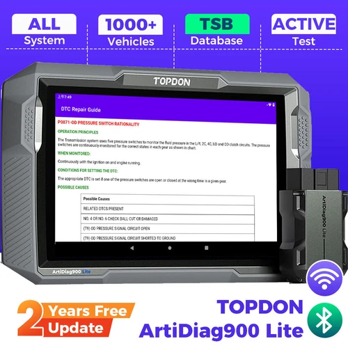 TOPDON ARTIDIAG800 BT 2 Car Diagnostic Tool – All System OBD2 Bluetooth Scanner-image