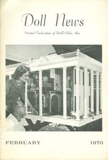 1970 Doll News Magazine United Federation of Doll Clubs February 